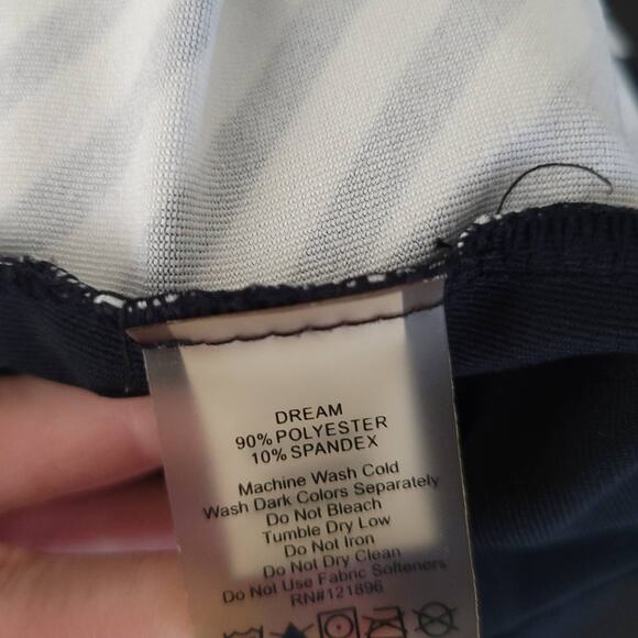 Title Nine Dream Overdrive Dress Stretch Athleisure Geometric Black Women XS - Picture 12 of 13